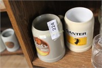 POTTERY BEER MUGS