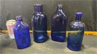 Blue bottles