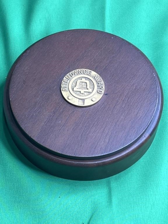 Attendance Award Wooden Box