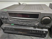 KENWOOD AMPLIFIER AND SONY DISC CHANGER