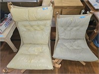 2 FALCON CHAIRS ~ BOTH DAMAGED