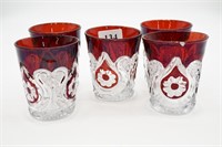 Eapg Ruby Tumblers ~ Some Condition Issues