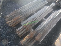4 Bundles of 10 Steel Fence Posts 5 1/2' *BID X 4*