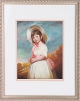 GEORGE ROMNEY MISS JULIANA WILLOUGHBY PRINT