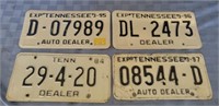 4 license plates Tennessee