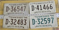 Tennessee license plates