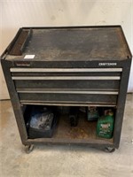 Craftsman tool chest with nuts and bolts