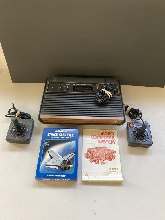 Vintage Atari Video Game Console