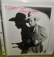 Signed Roy Rogers "Happy Trails" Movie Photo