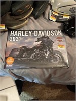 2021 Harley Davidson calendar