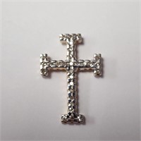 $2150 14K  Diamond Cross(0.07ct) Pendant