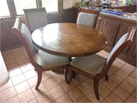 Round kitchen table & 4 chairs