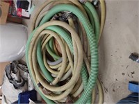 large quantity of pump suction hoses