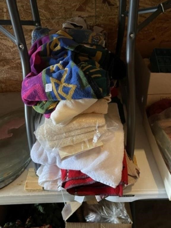 Lot of Bathroom Towels