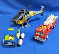 Transportation Vehicle Toy Trio