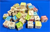 Wooden Alphabet Blocks