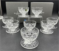 SET OF 8 WATERFORD SHRIMP COCKTAIL GLASSES