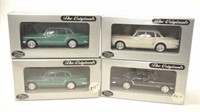 Four Trax Originals Chrysler Valiant 62 model cars