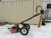 Easy Auger II Hydraulic Fence Post Auger w/