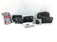4 appareil photos dont Canon SureShot Max, Argus