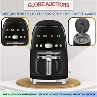 LOOKS NEW SMEG 10-CUP DRIP COFFEE MAKER (MSP:$349)