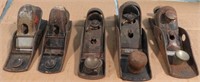 5-SMALL WOOD PLANES *STANLEY*SHOP/TOOLS