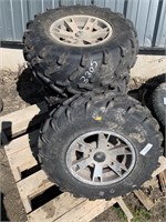 ATV tires & rims from Can-Am AT26x8R12 and