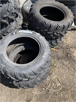 Quad tires 2 of AT26x10-14, 2 of AT26x8-14