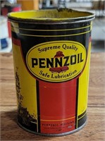 PENNZOIL FULL TIN OIL CAN