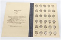 SET of ROOSEVELT DIMES in LIBRARY of COINS ALBUM