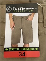 BC CLOTHING MENS SHORTS SIZE 34