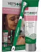 Dog toothbrush and toothpaste