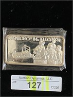 "Invention of the Telegraph', 1oz. Silver Bar