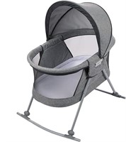 (U) Safety 1st Nap and Go Rocking Bassinet with Tr