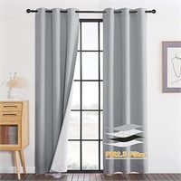 (U) RYB HOME PM 2.5 Filter Curtains for Living Roo