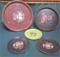 Hand painted Tray Lot