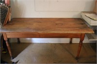 Wooden Table 60x29.5x28H