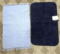 Bath rug-New and a throw rug