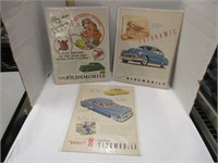 Vintage Oldsmobile 1947 to 1951 posters 3 total