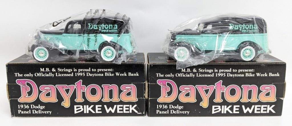 (2) 1/25 Scale Die-Cast 1936 Dodge Panel Delivery