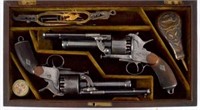 Cased Double Set of LeMat Revolvers