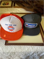 Gulf & Chevron Vintage Advertising Hats