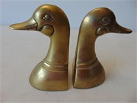 Heavy Brass  Duck Bookends