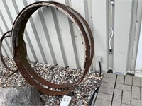 2 - Steel Wheel Hoops (53")