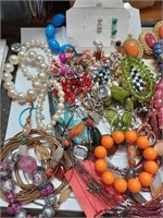 Large Lot.of Costume Bracelets,  Earrings,