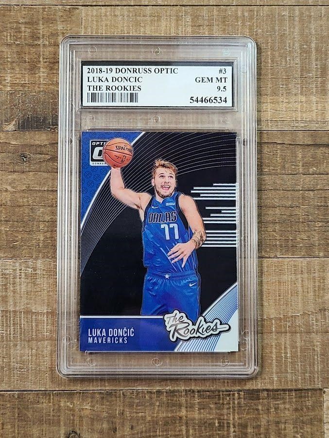 2018-19 Donruss Optic Luka Doncic rookie card