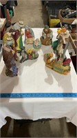 Nativity figurines home decor.