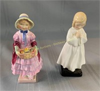 (2) Royal Doulton figurines Greta, Bedtime HN1685
