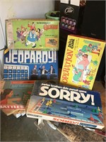 Board games, operation, sorry and more