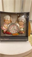 CAMPBELL SOUP KIDS NEW BATTERY OPERATED CLOCK IN